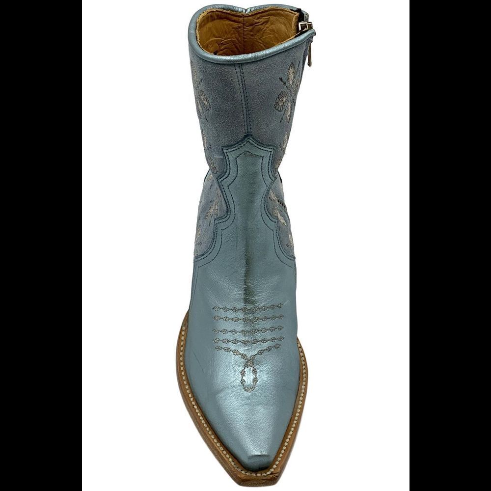 Old Gringo Women's Blyn Western Boots Metallic Blue - Medium - Picture 2 of 3
